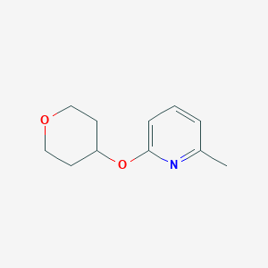 2-Methyl-6-(oxan-4-yloxy)pyridine