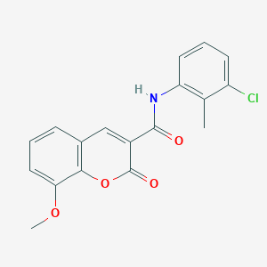 N-(3-chloro-2-methylphenyl)-8-methoxy-2-oxo-2H-chromene-3-carboxamide