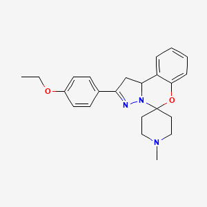 2'-(4-Ethoxyphenyl)-1-methyl-1',10b'-dihydrospiro[piperidine-4,5'-pyrazolo[1,5-c][1,3]benzoxazine]