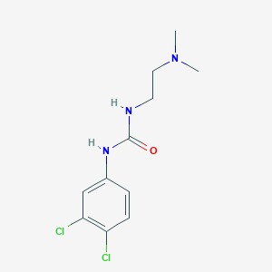 molecular formula C11H15Cl2N3O B255420 N-(3,4-dichlorophenyl)-N'-[2-(dimethylamino)ethyl]urea 
