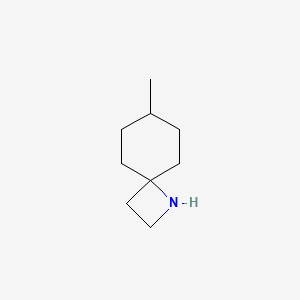 molecular formula C9H17N B2554241 7-メチル-1-アザスピロ[3.5]ノナン CAS No. 2402830-43-5