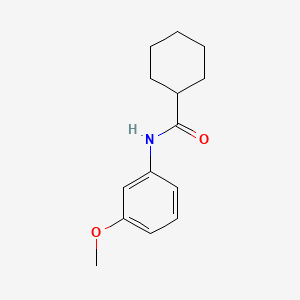 molecular formula C14H19NO2 B2554261 N-(3-methoxyphenyl)cyclohexanecarboxamide CAS No. 315712-25-5