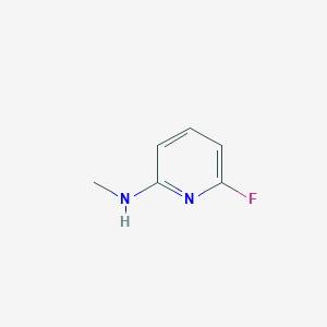 molecular formula C6H7FN2 B2554295 6-氟-N-甲基吡啶-2-胺 CAS No. 325707-66-2