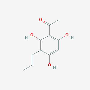 molecular formula C11H14O4 B2554308 2',4',6'-三羟基-3'-丙基苯乙酮 CAS No. 96756-28-4