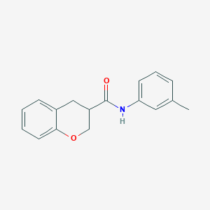 molecular formula C17H17NO2 B2554312 N-(3-methylphenyl)-3,4-dihydro-2H-chromene-3-carboxamide CAS No. 933253-23-7