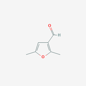 molecular formula C7H8O2 B2554321 2,5-Dimethylfuran-3-carbaldehyde CAS No. 54583-69-6