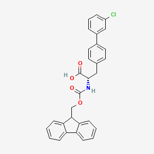 (S)-2-((((9H-Fluoren-9-yl)methoxy)carbonyl)amino)-3-(3'-chloro-[1,1'-biphenyl]-4-yl)propanoic acid