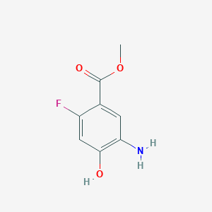 Methyl 5-amino-2-fluoro-4-hydroxybenzoate