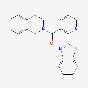 (2-(benzo[d]thiazol-2-yl)pyridin-3-yl)(3,4-dihydroisoquinolin-2(1H)-yl)methanone