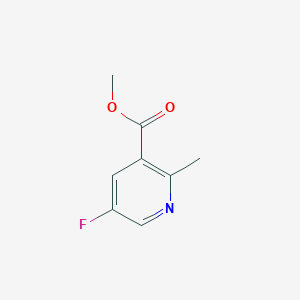 molecular formula C8H8FNO2 B2554455 Methyl 5-fluoro-2-methylnicotinate CAS No. 868636-57-1