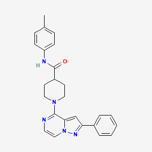 1-(2-phenylpyrazolo[1,5-a]pyrazin-4-yl)-N-(p-tolyl)piperidine-4-carboxamide