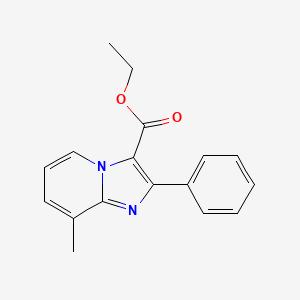 Ethyl 8-methyl-2-phenylimidazo[1,2-a]pyridine-3-carboxylate