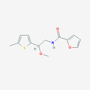 B2554527 N-(2-methoxy-2-(5-methylthiophen-2-yl)ethyl)furan-2-carboxamide CAS No. 1797875-63-8