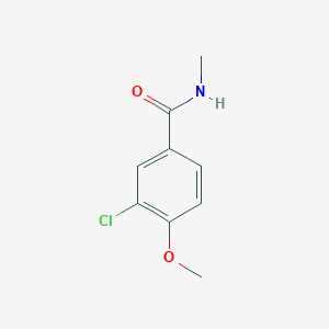 molecular formula C9H10ClNO2 B2554542 3-氯-4-甲氧基-N-甲基苯甲酰胺 CAS No. 1377952-57-2