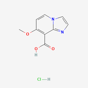 7-Methoxyimidazo[1,2-a]pyridine-8-carboxylic acid hydrochloride