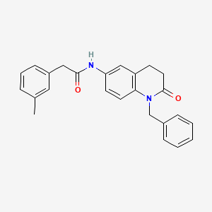 N-(1-benzyl-2-oxo-1,2,3,4-tetrahydroquinolin-6-yl)-2-(m-tolyl)acetamide