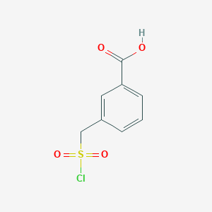 3-(Chlorosulfonylmethyl)benzoic acid