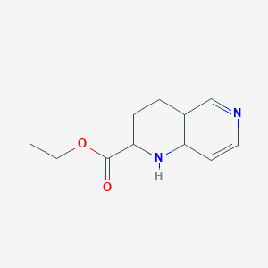 Ethyl 1,2,3,4-tetrahydro-1,6-naphthyridine-2-carboxylate