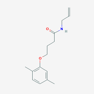 molecular formula C15H21NO2 B255467 4-(2,5-dimethylphenoxy)-N-prop-2-enylbutanamide 