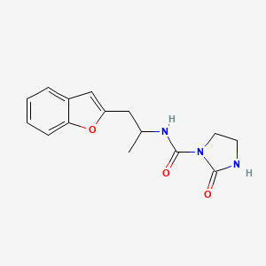 N-(1-(benzofuran-2-yl)propan-2-yl)-2-oxoimidazolidine-1-carboxamide