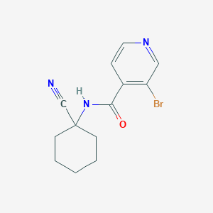 3-Bromo-N-(1-cyanocyclohexyl)pyridine-4-carboxamide