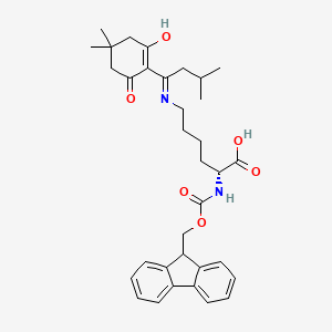 molecular formula C34H42N2O6 B2554789 Fmoc-D-Lys(Ivdde)-OH CAS No. 1272755-33-5; 204777-78-6