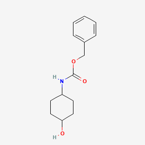 molecular formula C14H19NO3 B2554798 苯甲酸(4-羟基环己基)氨基甲酸酯 CAS No. 27489-63-0