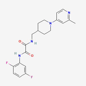 N1-(2,5-difluorophenyl)-N2-((1-(2-methylpyridin-4-yl)piperidin-4-yl)methyl)oxalamide