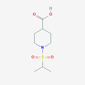 molecular formula C9H17NO4S B2554819 1-(异丙磺酰基)哌啶-4-羧酸 CAS No. 330985-28-9