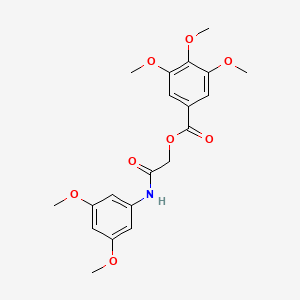 [2-(3,5-Dimethoxyanilino)-2-oxoethyl] 3,4,5-trimethoxybenzoate