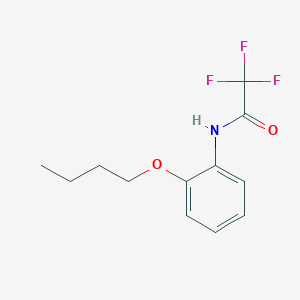 molecular formula C12H14F3NO2 B255484 N-(2-butoxyphenyl)-2,2,2-trifluoroacetamide 