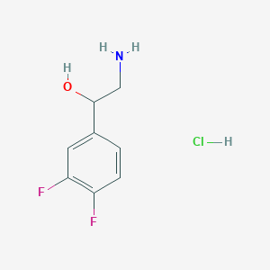 molecular formula C8H10ClF2NO B2554840 盐酸2-氨基-1-(3,4-二氟苯基)乙醇 CAS No. 51337-08-7