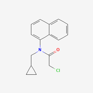 2-Chloro-N-(cyclopropylmethyl)-N-naphthalen-1-ylacetamide