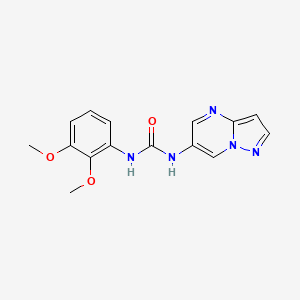 molecular formula C15H15N5O3 B2554886 1-(2,3-Dimethoxyphenyl)-3-(pyrazolo[1,5-a]pyrimidin-6-yl)urea CAS No. 2034474-45-6