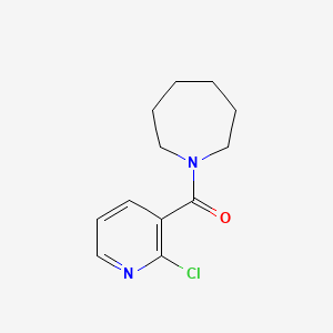 molecular formula C12H15ClN2O B2554925 1-Azepanyl(2-chloro-3-pyridinyl)methanone CAS No. 438467-27-7