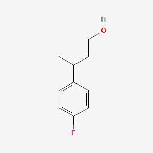 molecular formula C10H13FO B2554946 3-(4-Fluorophenyl)butan-1-ol CAS No. 1017962-34-3