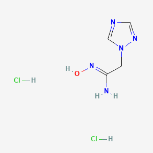 N-Hydroxy-2-(1H-1,2,4-triazol-1-YL)ethanimidamide hydrochloride