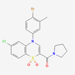 2,4-dimethyl-N-[(3-methyl-3H-imidazo[4,5-b]pyridin-2-yl)methyl]benzenesulfonamide