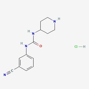 1-(3-Cyanophenyl)-3-piperidin-4-yl-ureahydrochloride