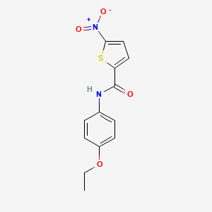molecular formula C13H12N2O4S B2554967 N-(4-乙氧基苯基)-5-硝基噻吩-2-甲酰胺 CAS No. 324759-20-8