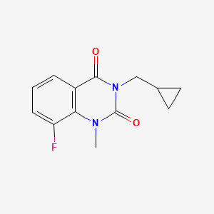 3-(cyclopropylmethyl)-8-fluoro-1-methylquinazoline-2,4(1H,3H)-dione