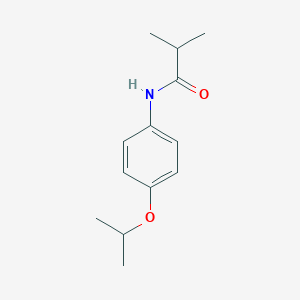 molecular formula C13H19NO2 B255500 N-(4-isopropoxyphenyl)-2-methylpropanamide 