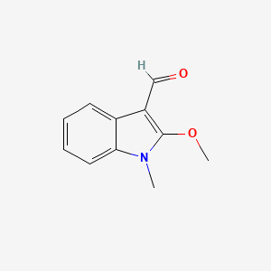 molecular formula C11H11NO2 B2555007 2-甲氧基-1-甲基-1H-吲哚-3-甲醛 CAS No. 103986-04-5