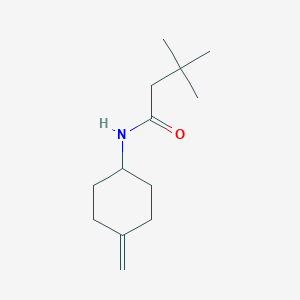 molecular formula C13H23NO B2555012 3,3-二甲基-N-(4-甲叉基环己基)丁酰胺 CAS No. 2097930-51-1