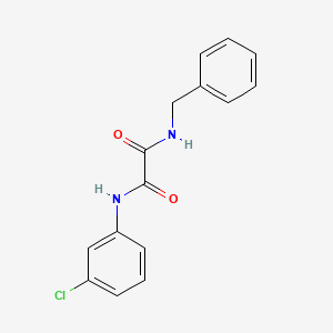 molecular formula C15H13ClN2O2 B2555048 N-benzyl-N'-(3-chlorophenyl)ethanediamide CAS No. 329079-27-8
