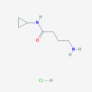 4-amino-N-cyclopropylbutanamide hydrochloride