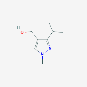 [1-Methyl-3-(propan-2-YL)-1H-pyrazol-4-YL]methanol