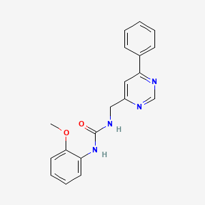 1-(2-Methoxyphenyl)-3-((6-phenylpyrimidin-4-yl)methyl)urea