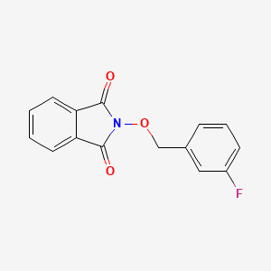 2-[(3-Fluorophenyl)methoxy]isoindole-1,3-dione
