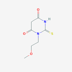 1-(2-methoxyethyl)-2-thioxodihydropyrimidine-4,6(1H,5H)-dione